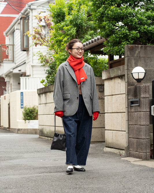 Oblada UNCONSTRUCTION JACKET -GLEN CHECK