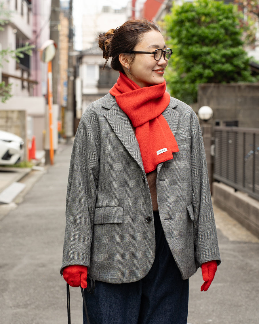 Oblada UNCONSTRUCTION JACKET -GLEN CHECK