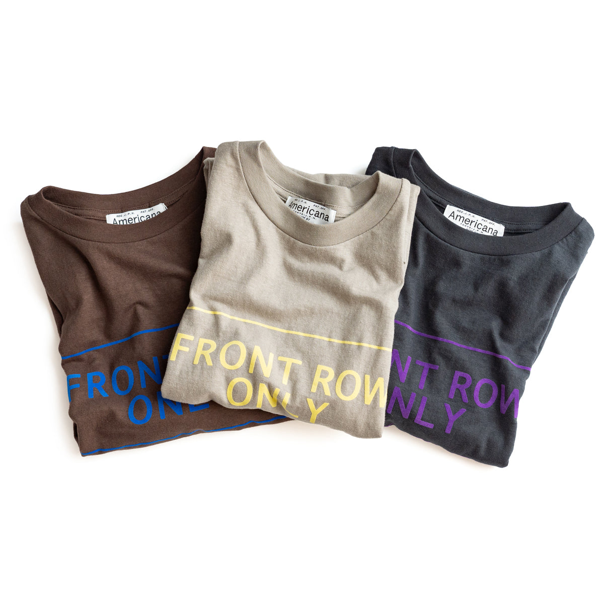 Americana Print tee "FRONT ROW ONLY"