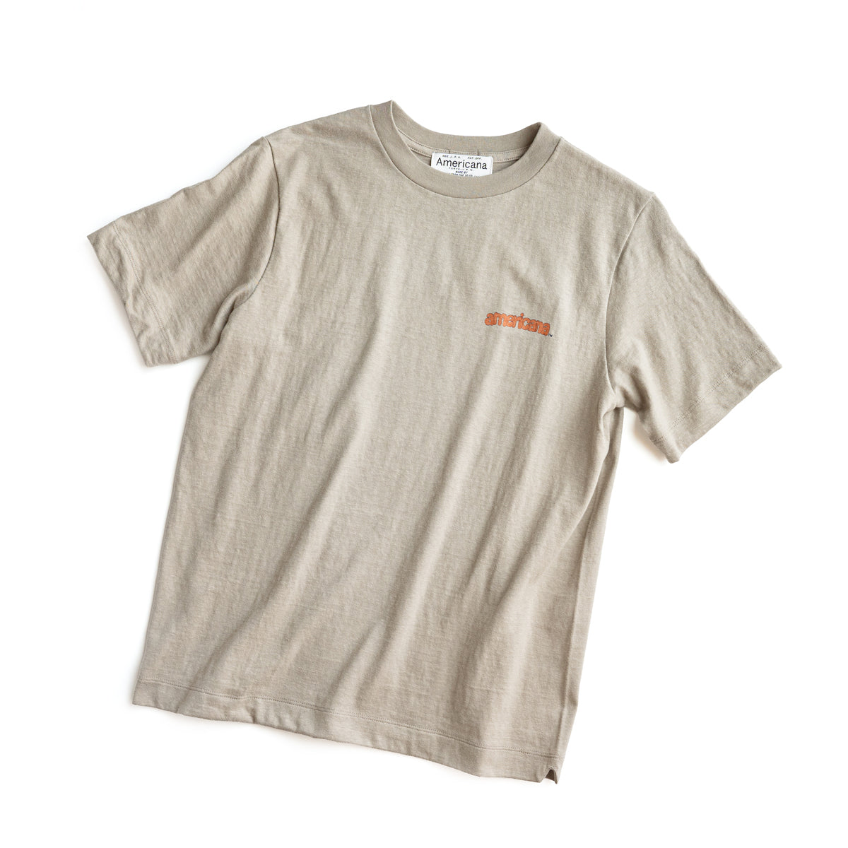 Americana Print tee "You say good bye and I say hello"