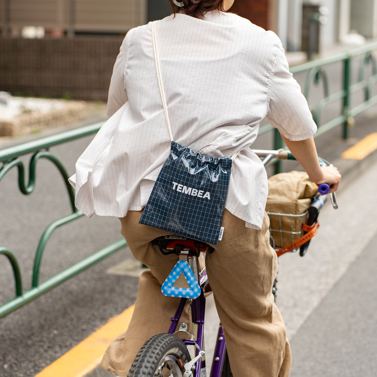 TEMBEA　巾着 POCHETTE -NEW CHECK