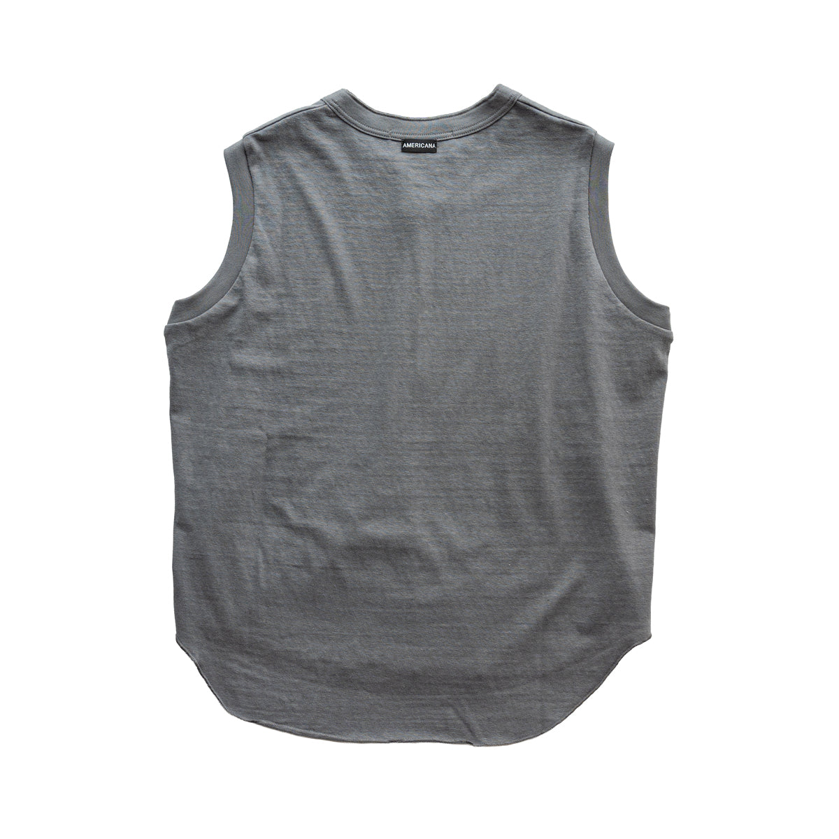 Americana Cropped N/S henley neck tee