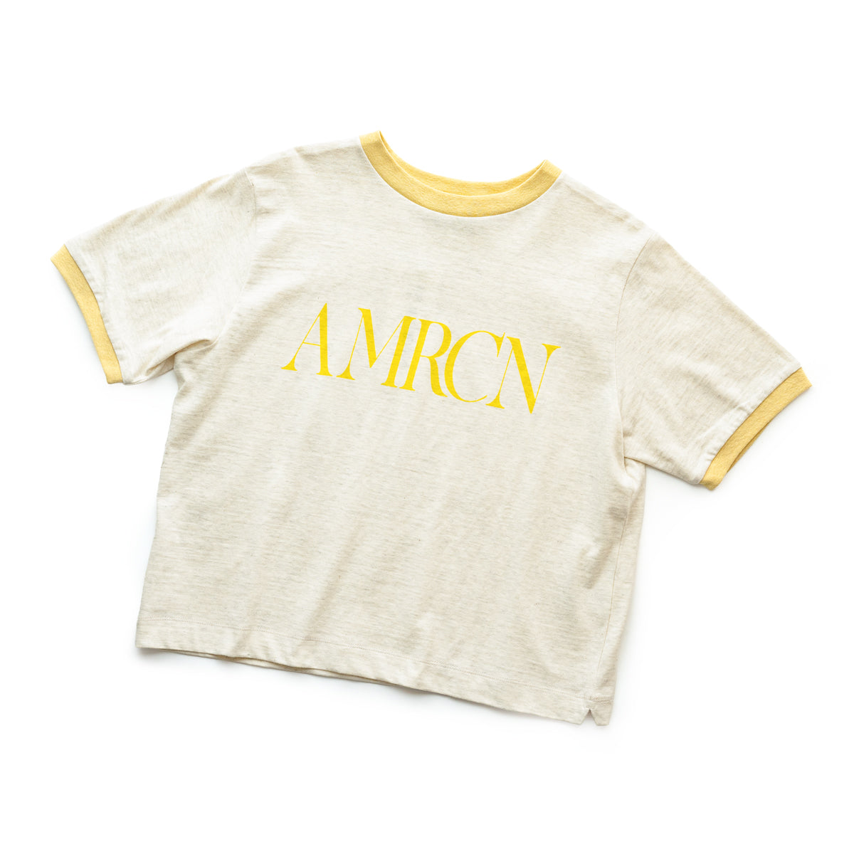 Americana Cropped ringer tee