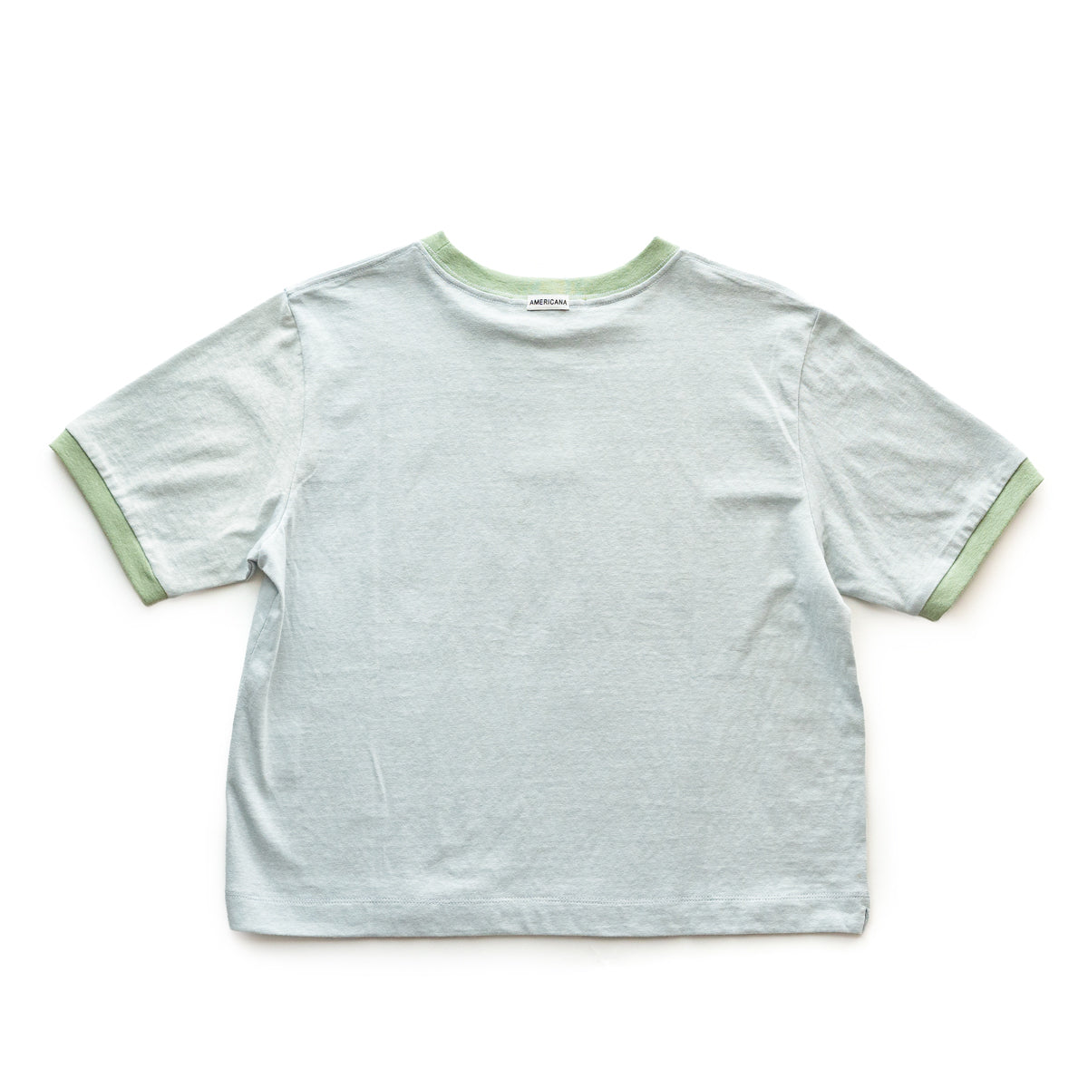 Americana Cropped ringer tee