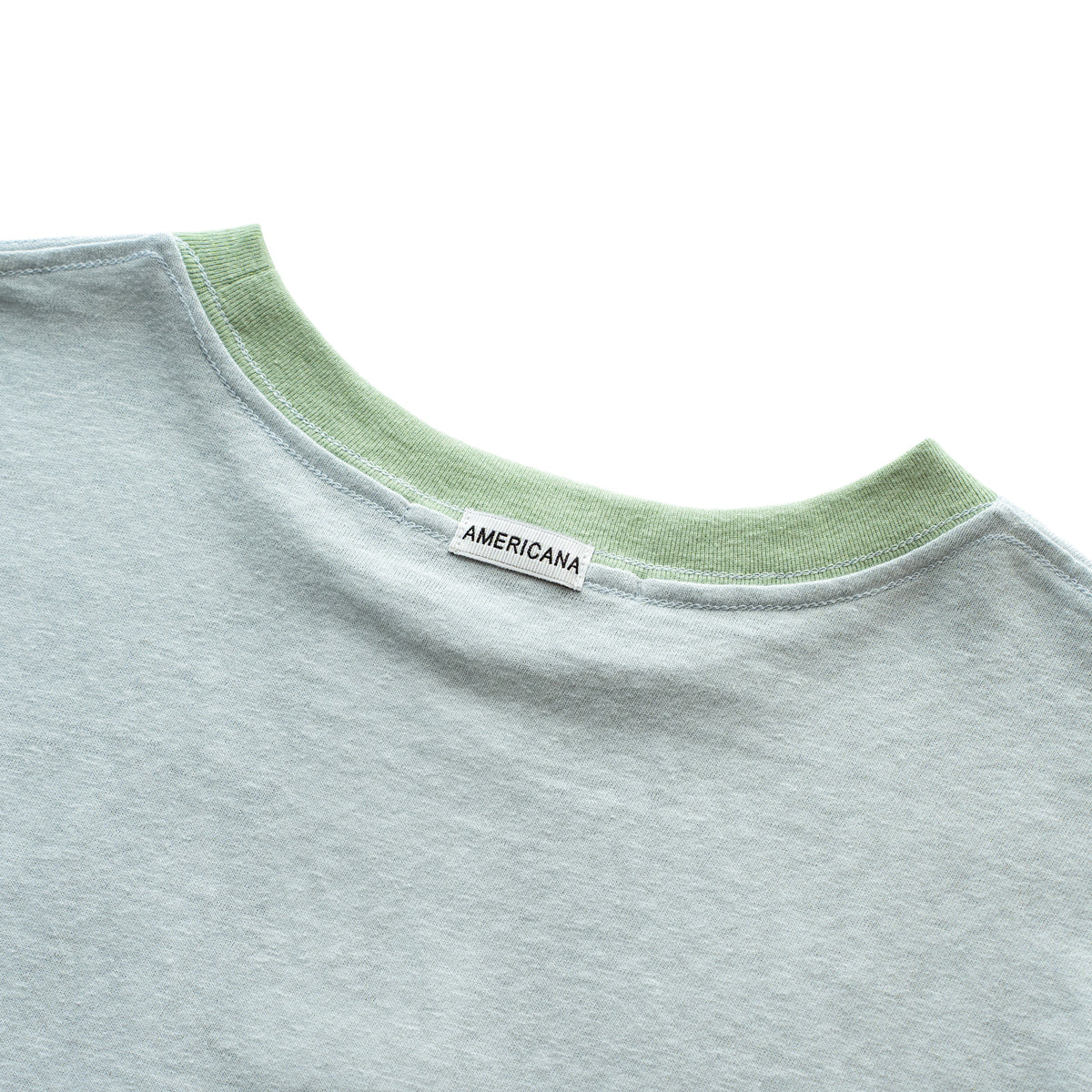 Americana Cropped ringer tee