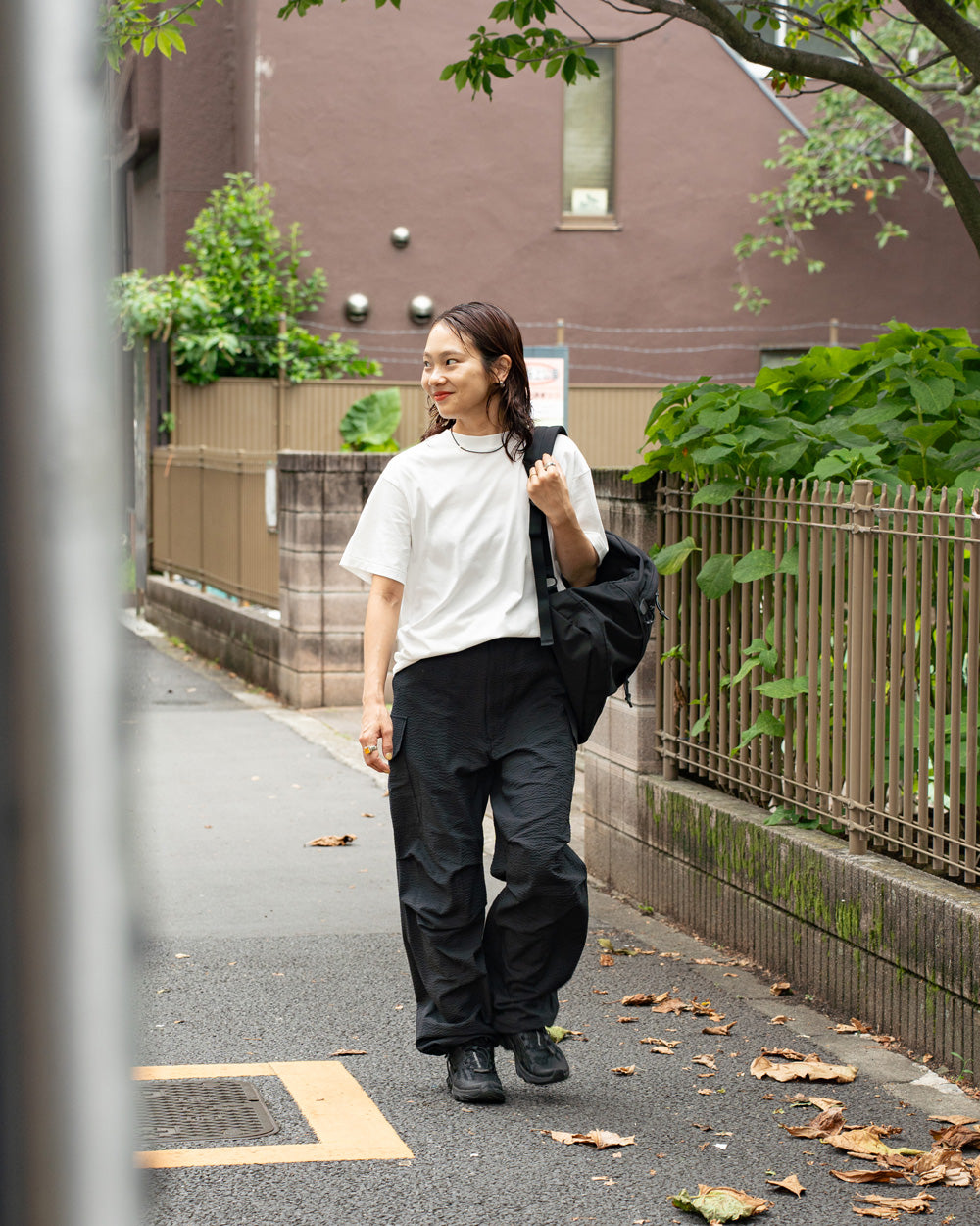 F F F   Back print tee "F"  -White
