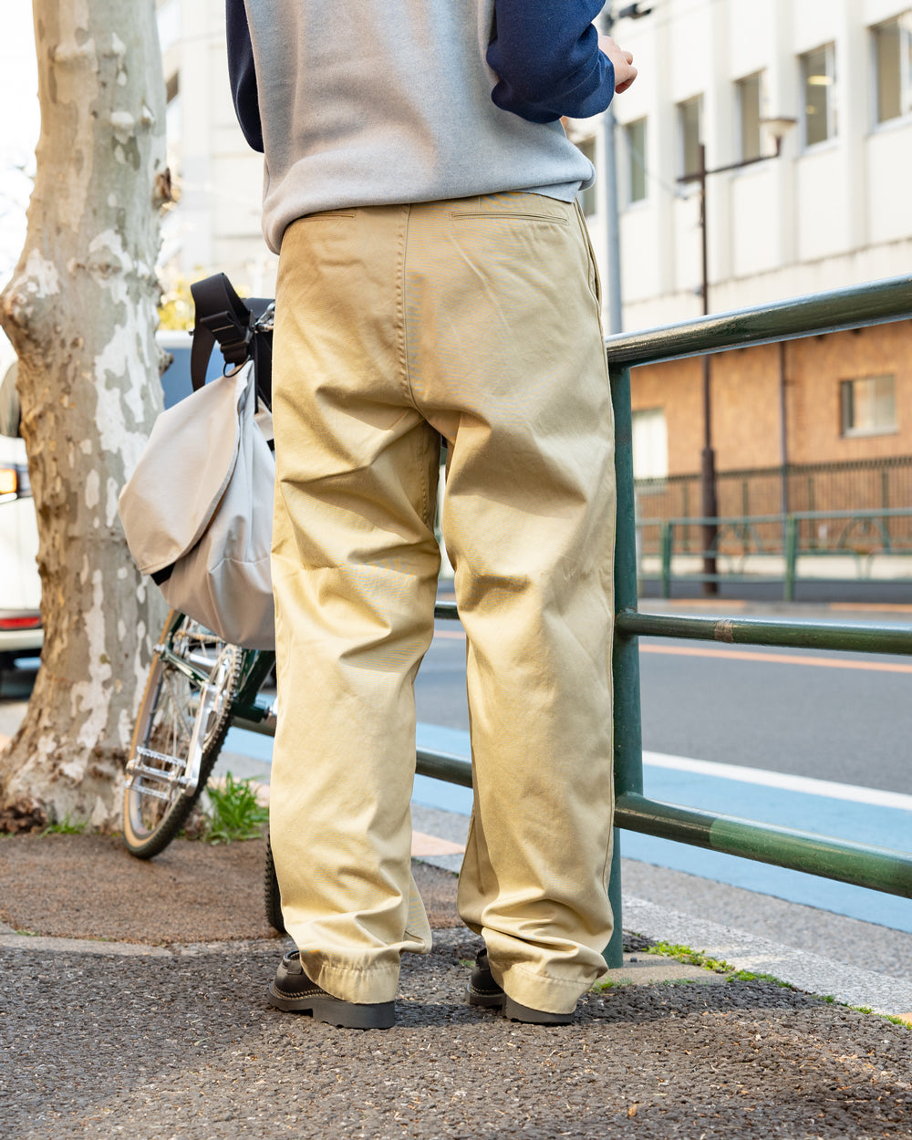 nanamica Wide Chino Pants -Khaki