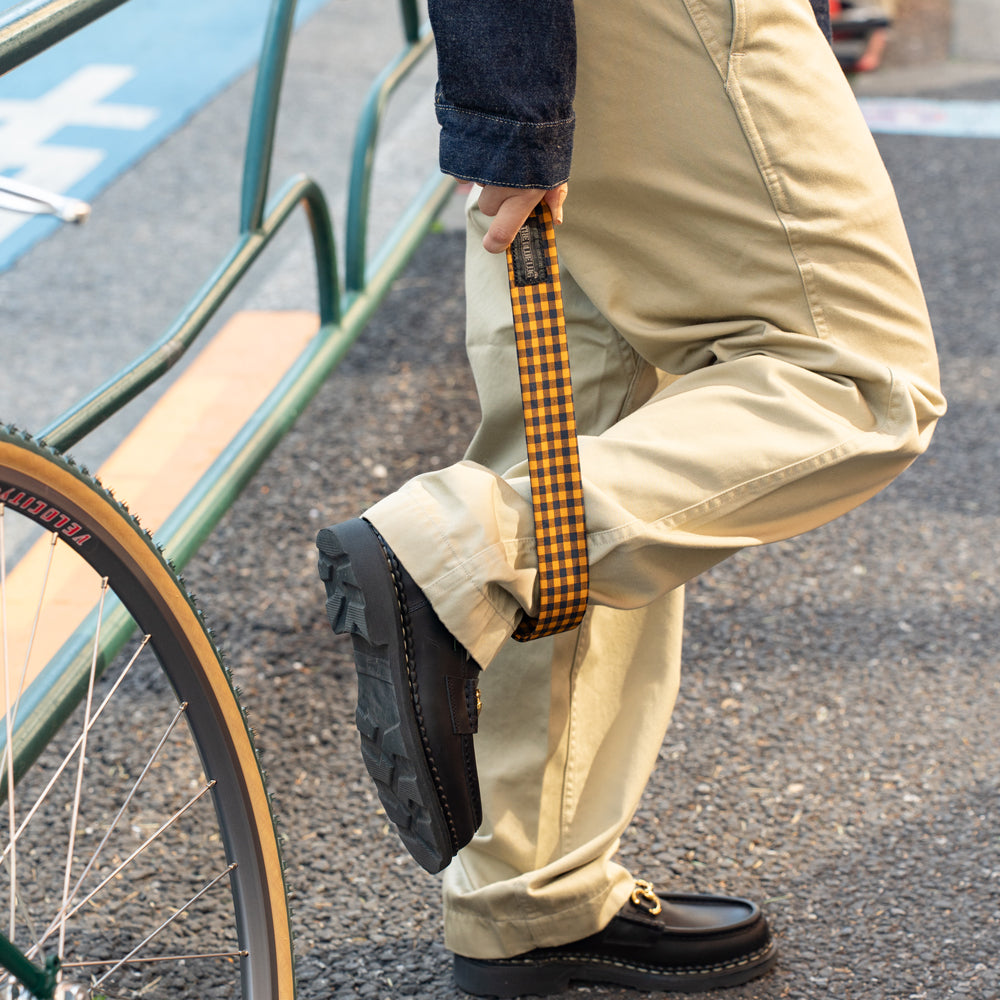 BLUE LUG × Friday SNAP ROLLY -GINGHAM CHECK