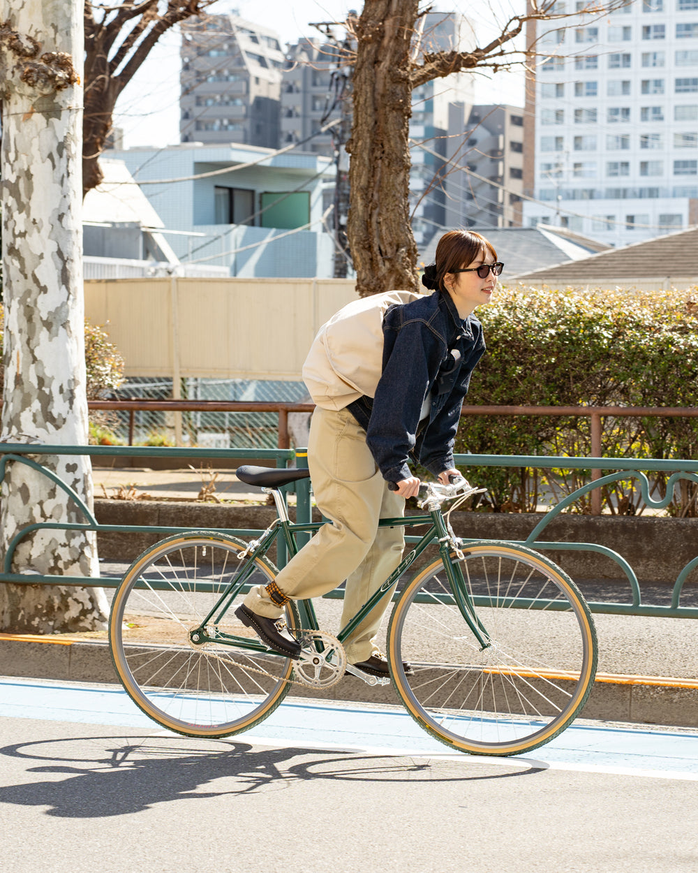 nanamica Wide Chino Pants -Khaki