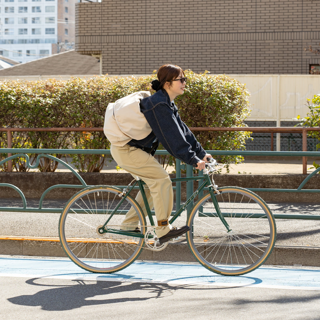 BLUE LUG × Friday SNAP ROLLY -GINGHAM CHECK