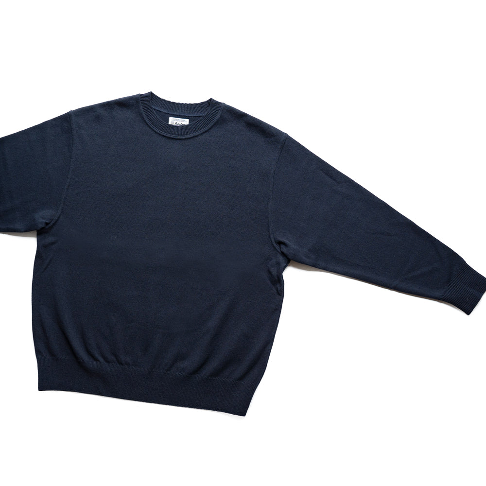 Yonetomi  WAVE COTTON KNIT PULLOVER