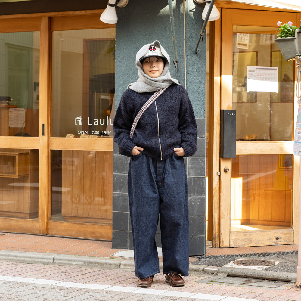 TEMBEA × Friday  SHOULDER BAG "GINGHAM BROWN"