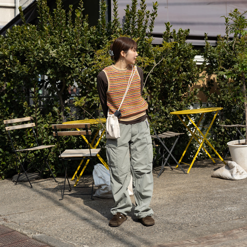 TEMBEA　巾着 POCHETTE -DOG PRINT