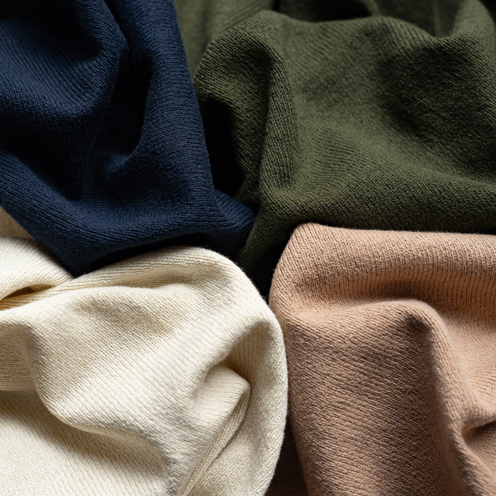 Yonetomi  WAVE COTTON KNIT PULLOVER
