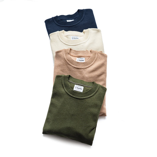 Yonetomi  WAVE COTTON KNIT PULLOVER