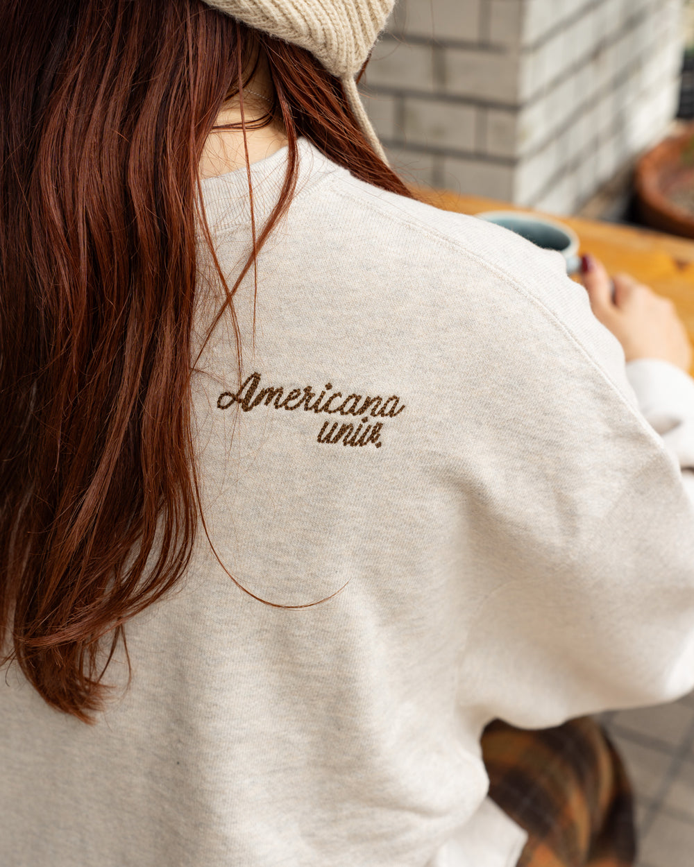 Americana CROPPED CUT OFF SWEAT
