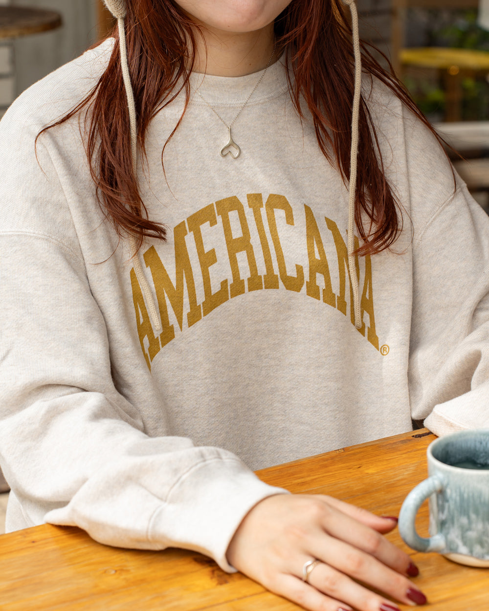Americana CROPPED CUT OFF SWEAT