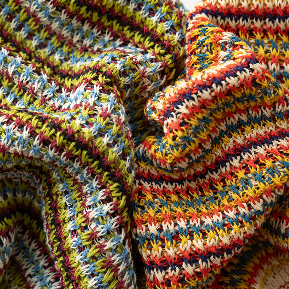 COOHEM  SUKE BORDER KNIT VEST