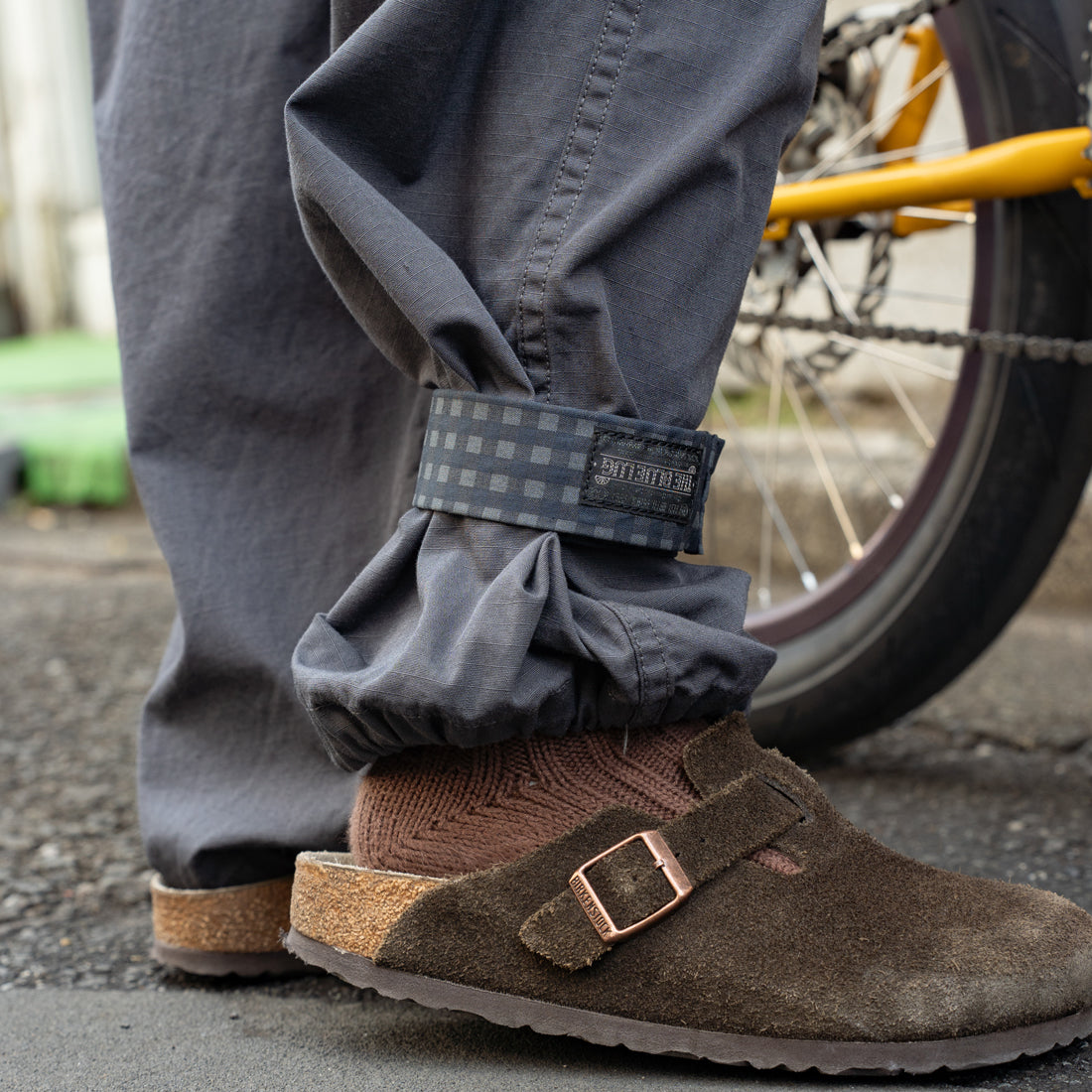 BLUE LUG × Friday SNAP ROLLY -GINGHAM CHECK