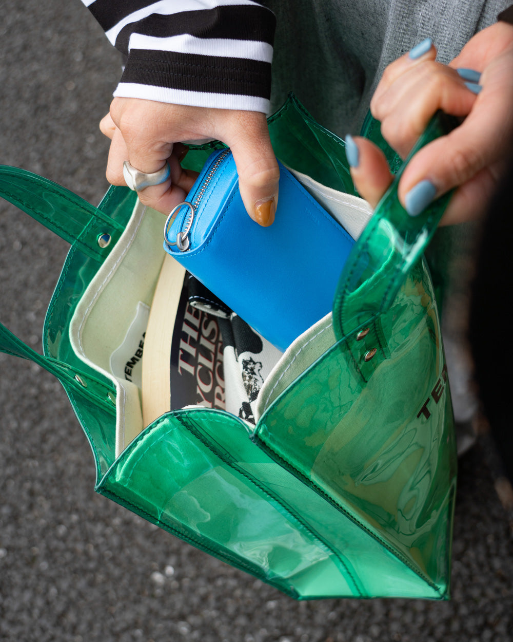 TEMBEA　PAPER TOTE SMALL TOUMEI