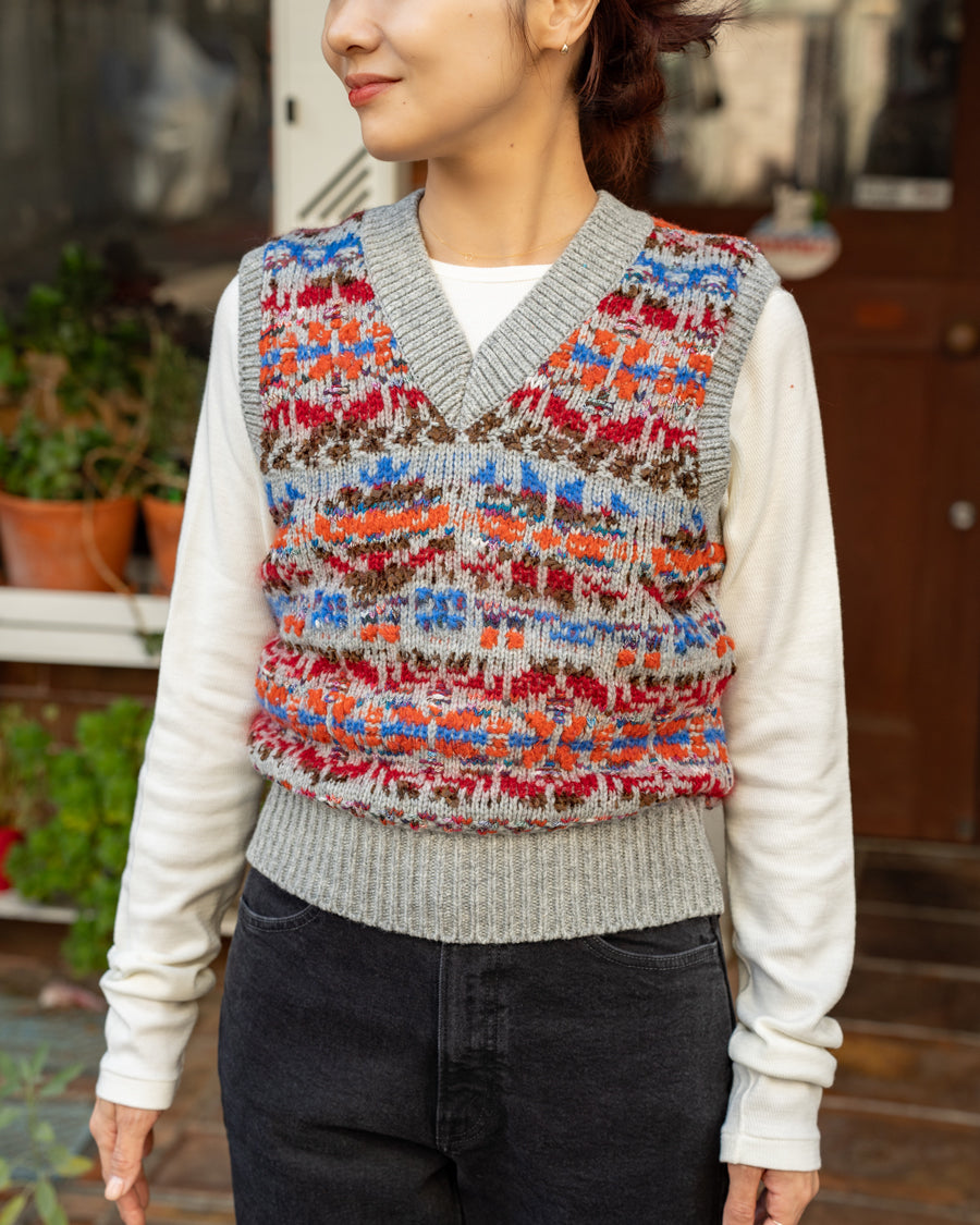 COOHEM KOUHEN FAIR ISLEL KNIT VEST