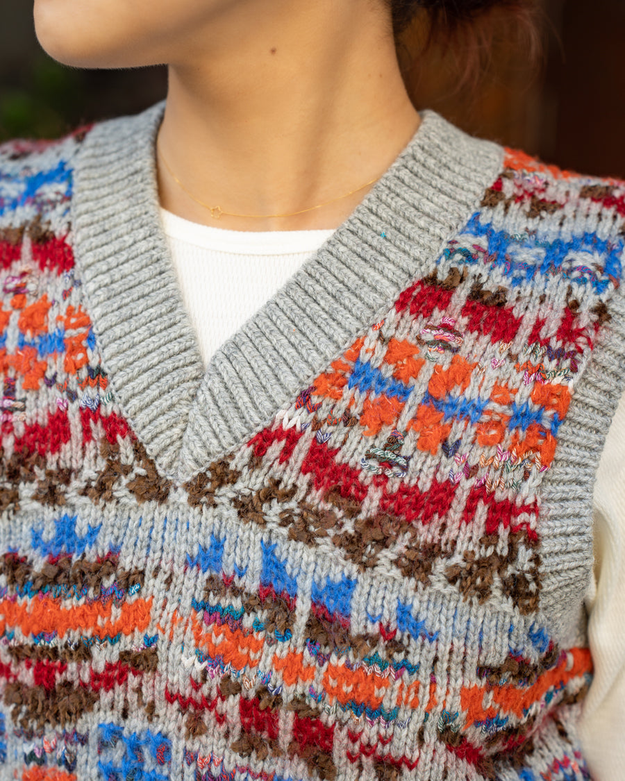 COOHEM KOUHEN FAIR ISLEL KNIT VEST