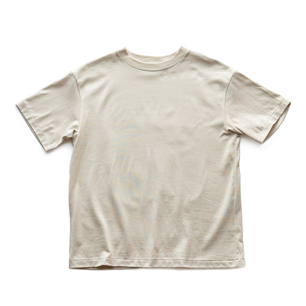 F F F   Back print tee "F"  -Greige