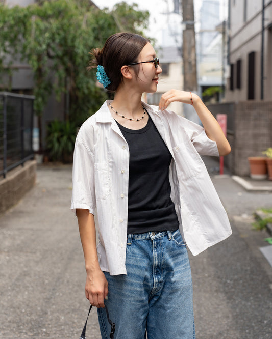 nanamica Cotton Polyester Poplin S/S Shirt
