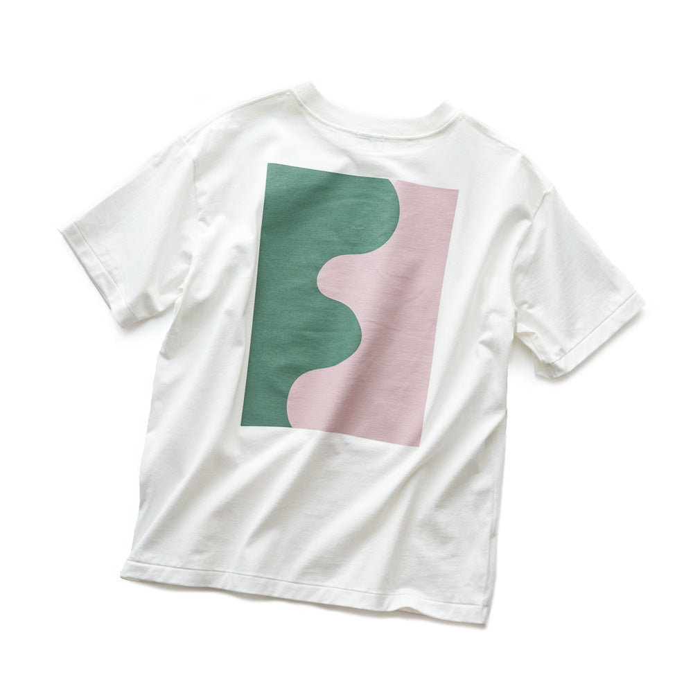 F F F   Back print tee "F"  -White