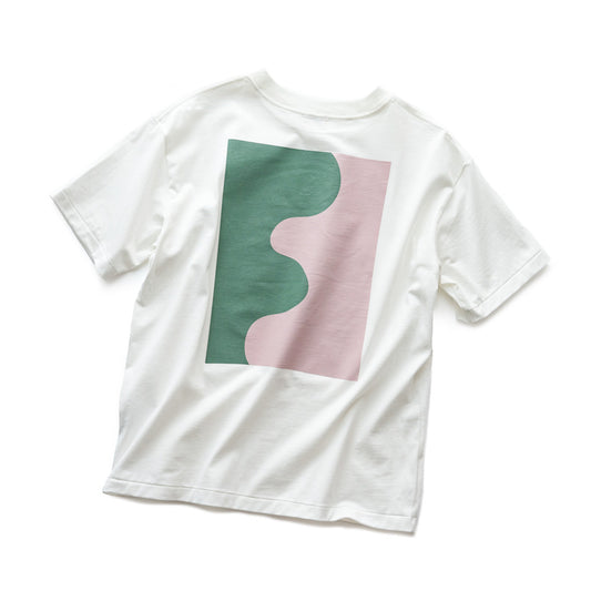 F F F   Back print tee "F"  -White