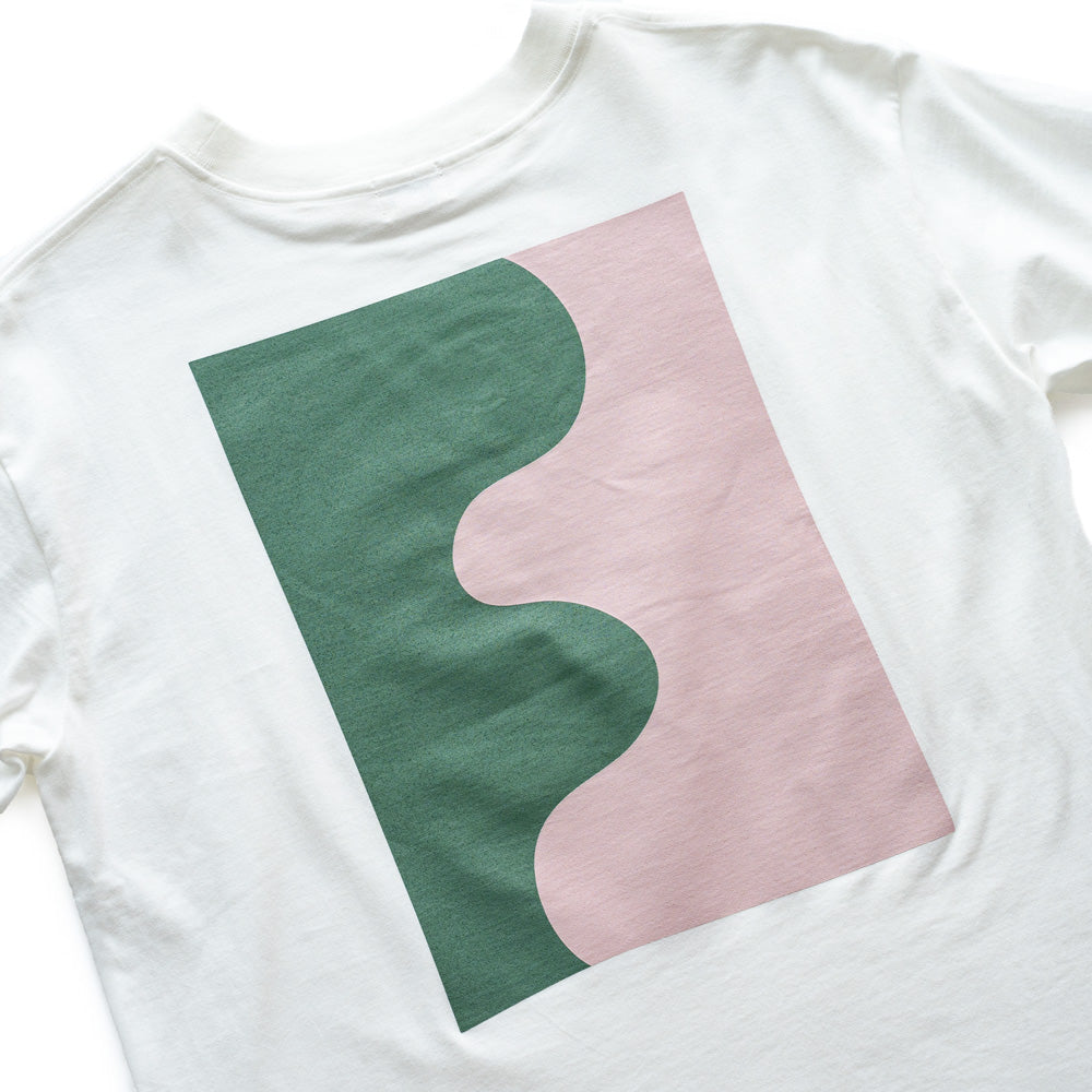 F F F   Back print tee "F"  -White