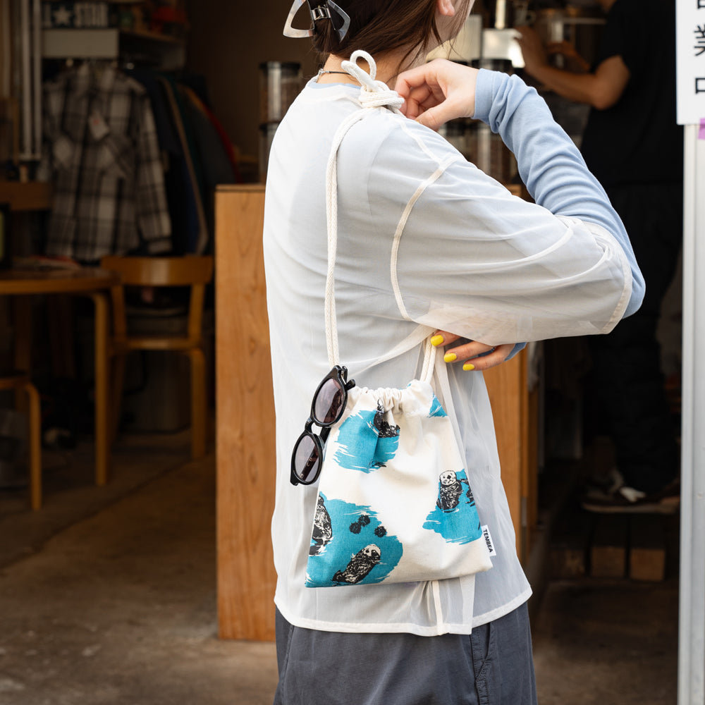 TEMBEA　巾着 POCHETTE -RAKKO PRINT