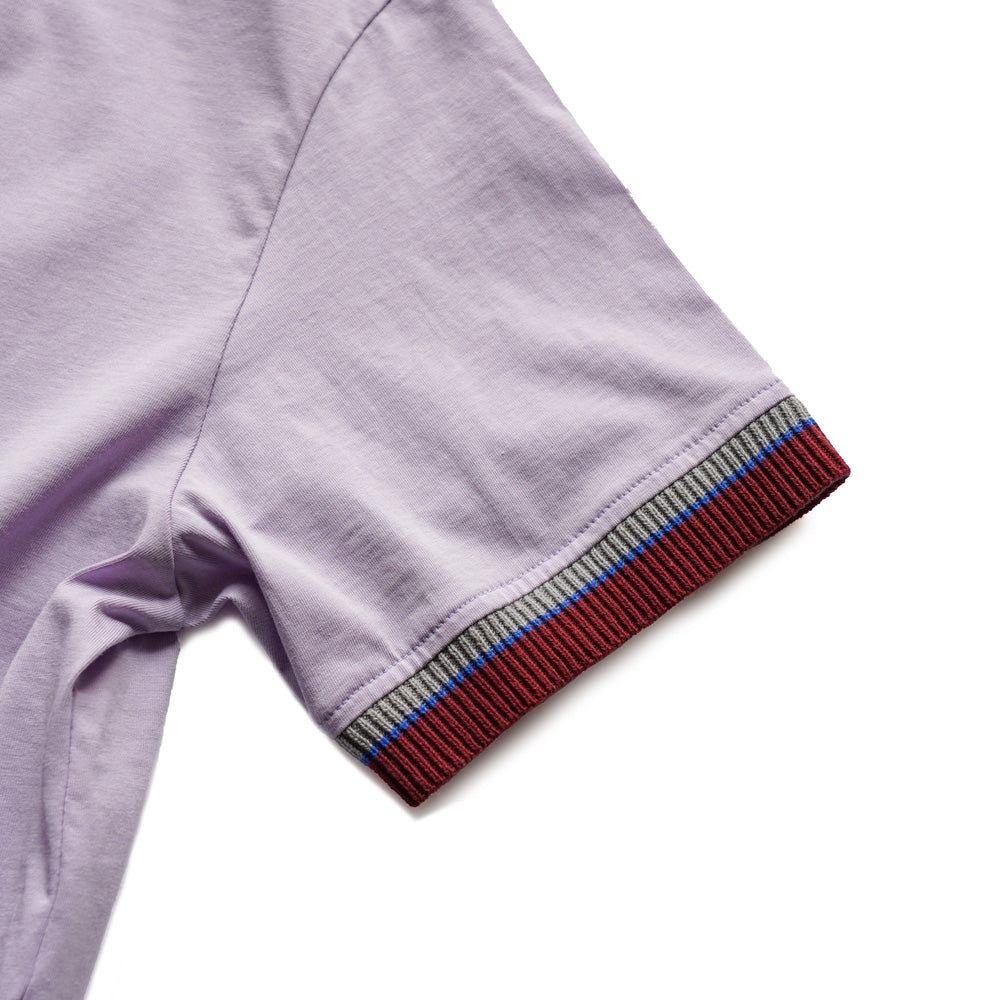 COOHEM KNIT DETAIL RINGER T-SHIRT