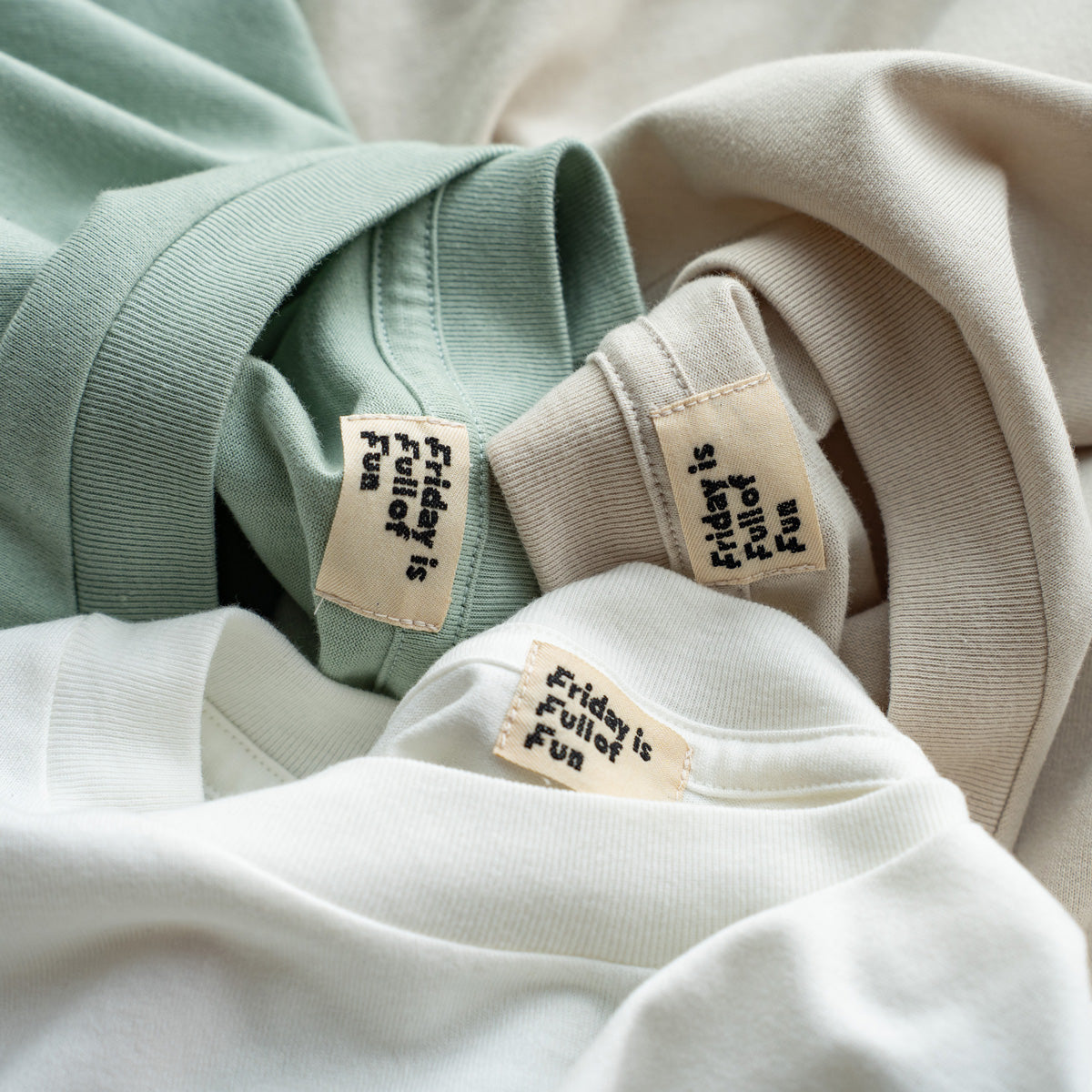 F F F   Back print tee "F"  -White