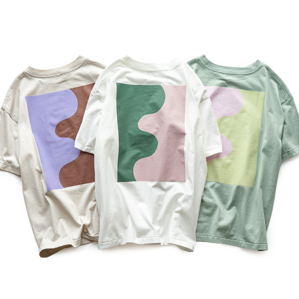 F F F   Back print tee "F"  -White