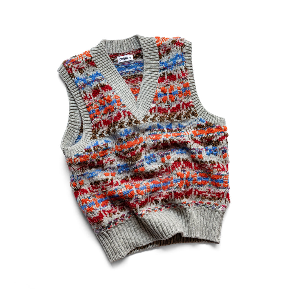 COOHEM KOUHEN FAIR ISLEL KNIT VEST