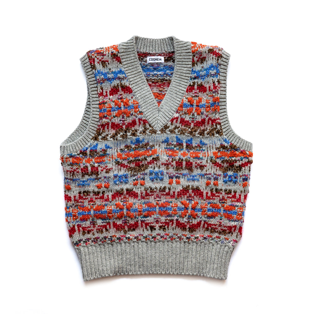 COOHEM KOUHEN FAIR ISLEL KNIT VEST