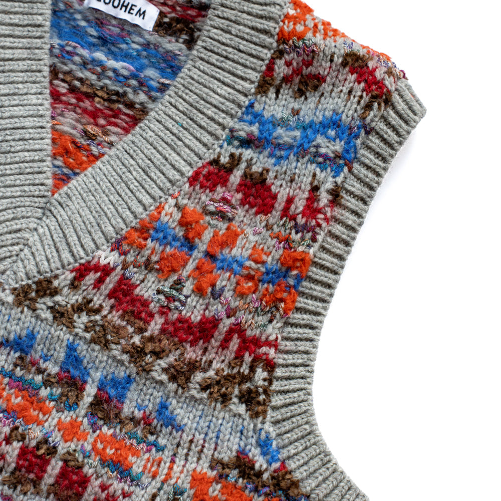 COOHEM KOUHEN FAIR ISLEL KNIT VEST