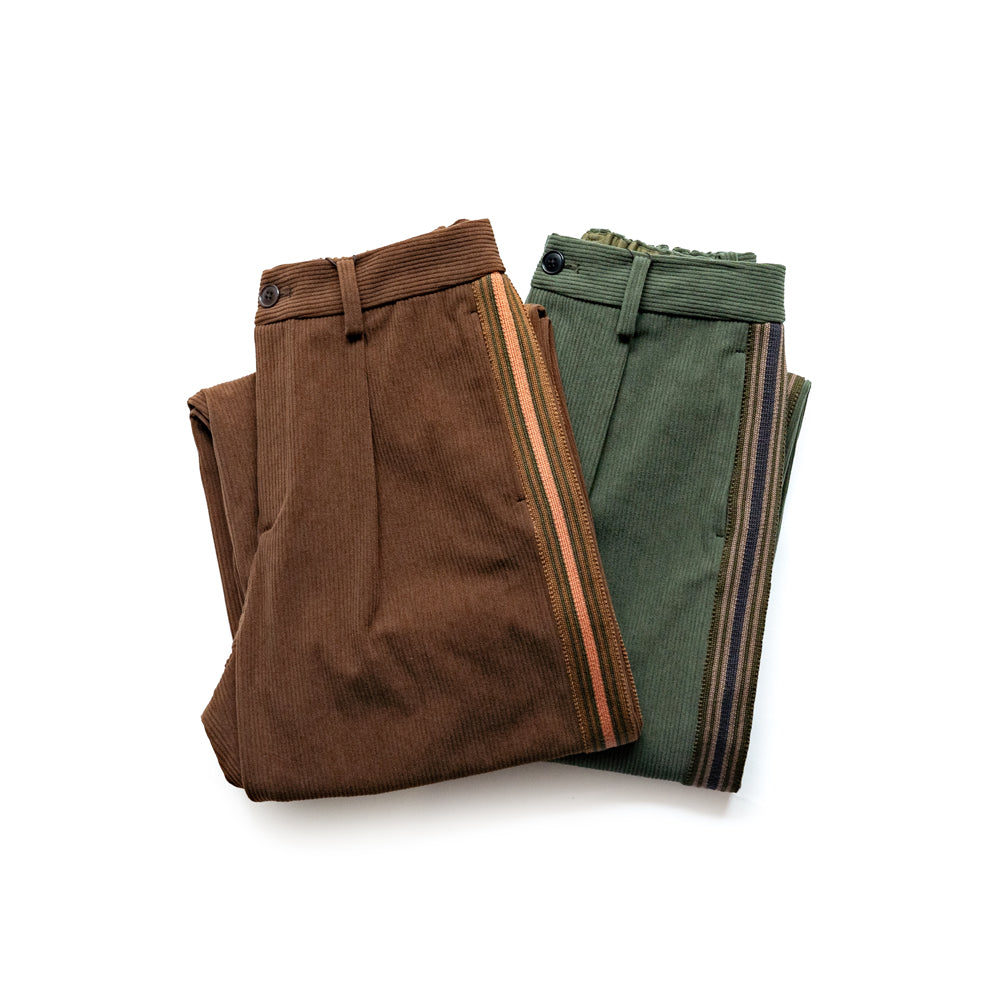 COOHEM  KNIT SIDELINE CORDUROY PANTS