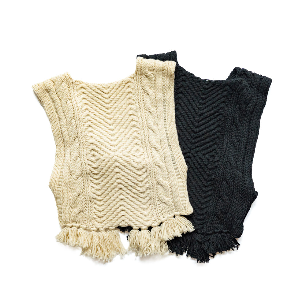 WONDER FULL LIFE × TAKt    Hand knit vest　#5