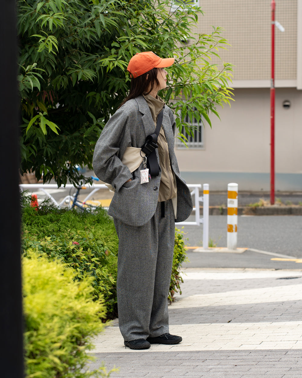 Oblada UNCONSTRUCTION JACKET -GLEN CHECK