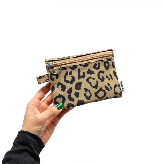 TEMBEA　FLAT POUCH SMALL - LEOPARD