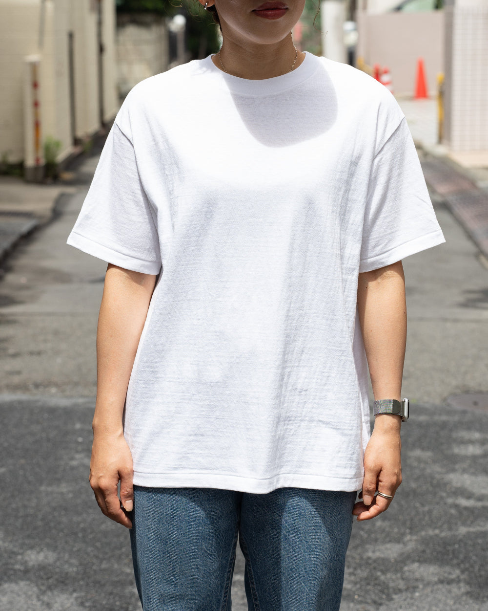 Americana × Friday   Print tee " MY LOVER LIKES TRACK BIKES "