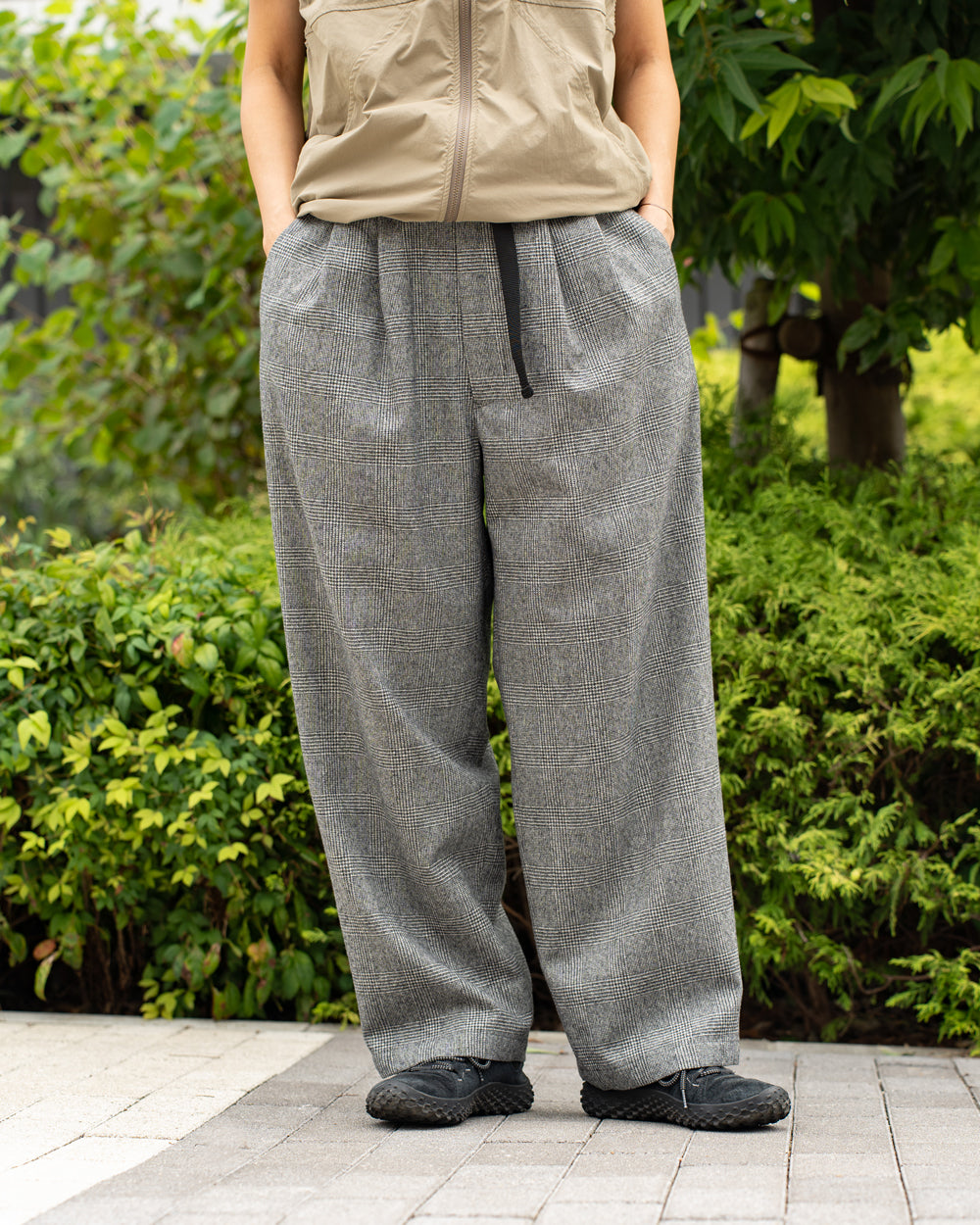 Oblada FINE PANTS -GLEN CHECK