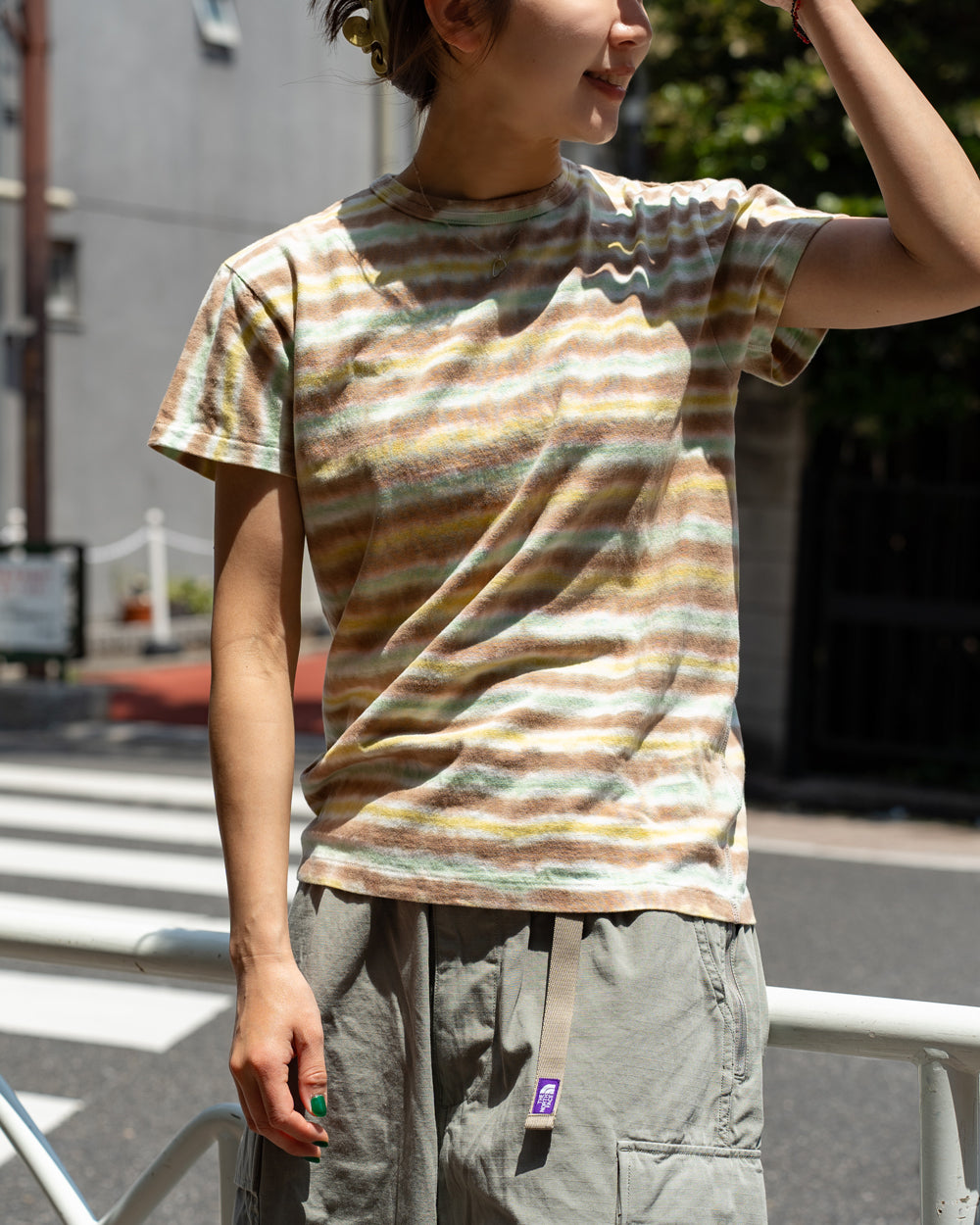 Oblada  TIE DYE BORDER TEE