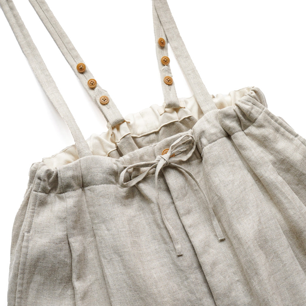 HAVERSACK LINEN HERRINGBONE SAROPETTE
