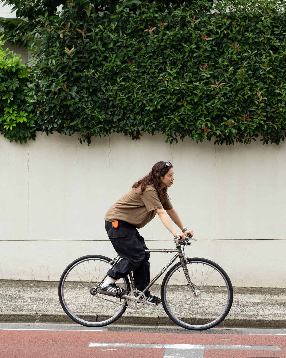 Americana × Friday   Print tee " I like everydaybike"