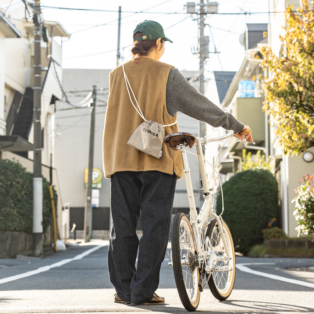 TEMBEA　巾着 POCHETTE -NEW CHECK