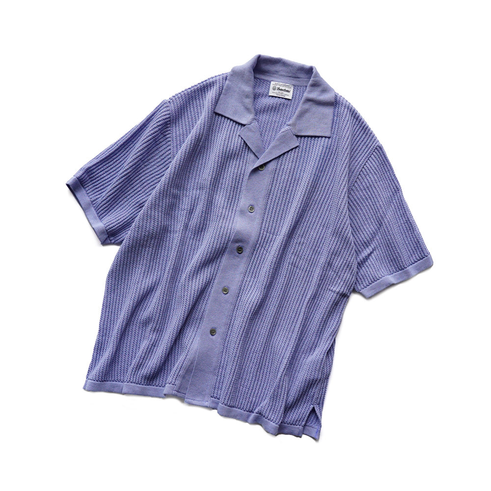 Yonetomi COTTON SUKASHI KNIT SHIRT -UNISEX