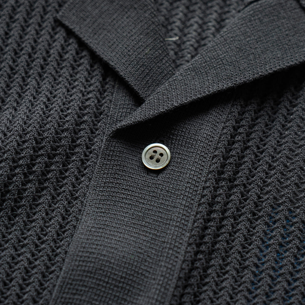 Yonetomi COTTON SUKASHI KNIT SHIRT -UNISEX